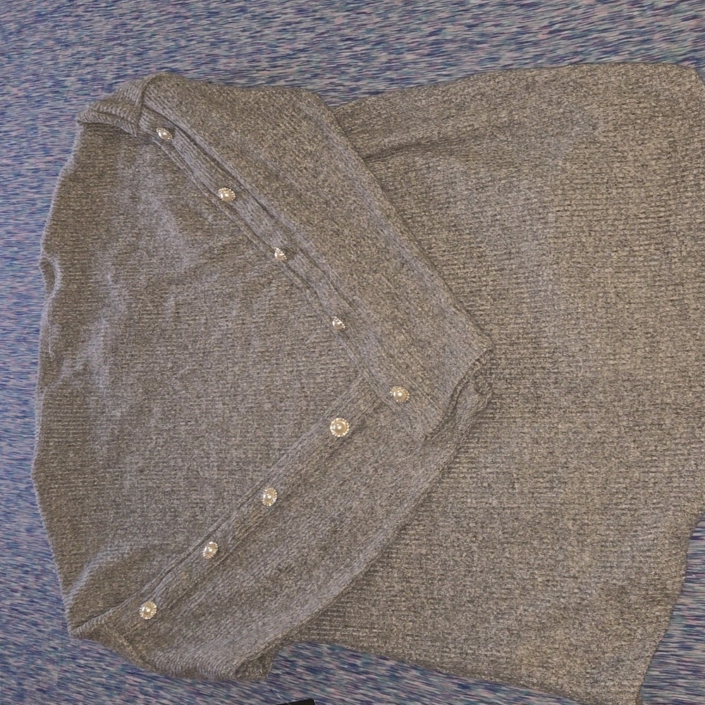 New York Laundry Women's Sweater Gray Size L NWT - Picture 8 of 9
